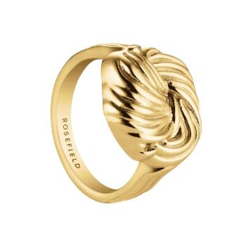 Rosefield Luxusní pozlacený prsten Uzel Statement JRSK 54 mm