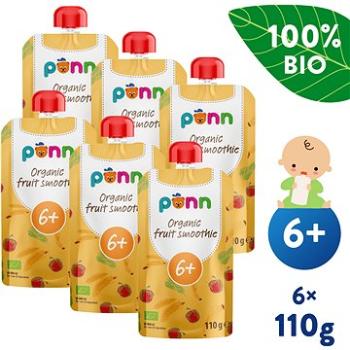 SALVEST Ponn BIO Ovocné smoothie s ananasem 6× 110 g (4740073075852)