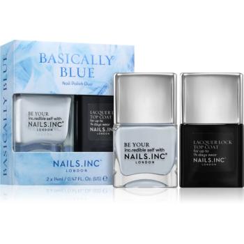 Nails Inc. Basically Blue sada laků na nehty