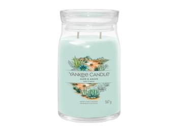 Yankee Candle Aromatická svíčka Signature sklo velké Aloe & Agave 567 g