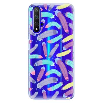 Odolné silikonové pouzdro iSaprio - Feather Pattern 01 - Huawei Honor 20