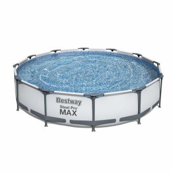 Piscină rotundă Bestway Steel Pro MAX cufiltrare cu cartuș