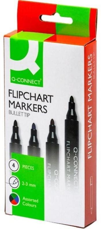 Marker Q-CONNECT FM-R 1,5-3 mm, 4 színből áll