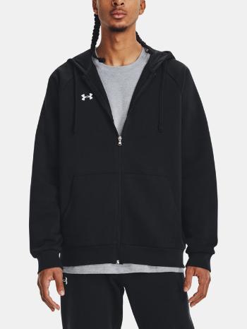 Under Armour UA Rival Fleece FZ Hoodie Mikina Černá