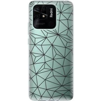 iSaprio Abstract Triangles 03 pro black pro Xiaomi Redmi 10C (trian03b-TPU3-Rmi10c)