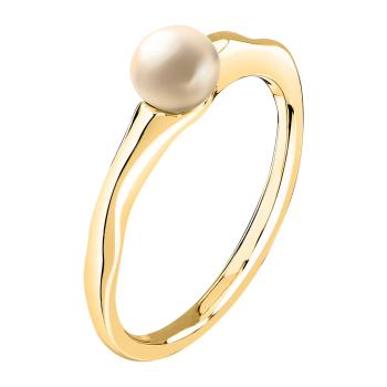 Morellato Půvabný pozlacený prsten Perla SXU440 54 mm