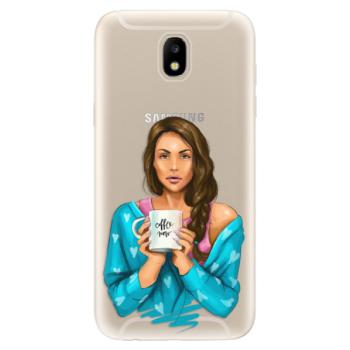 Odolné silikonové pouzdro iSaprio - Coffe Now - Brunette - Samsung Galaxy J5 2017