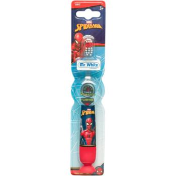 Marvel Spiderman Flashing Toothbrush zubní kartáček soft pro děti 3+ 1 ks
