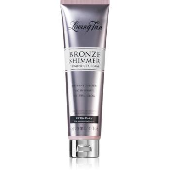 Loving Tan Bronze Shimmer samoopalovací krém odstín Ultra Dark 120 ml