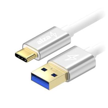 AlzaPower AluCore USB-C 3.2 Gen1, 2 m strieborný (APW-CBTC0072S)