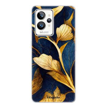 Odolné silikonové pouzdro iSaprio - Gold Leaves - Realme GT 2 Pro