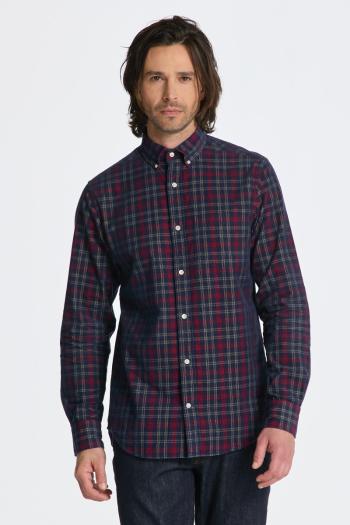 KOŠILE GANT REG CORD CHECK SHIRT MARINE