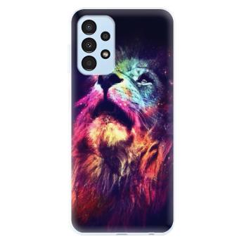 Odolné silikonové pouzdro iSaprio - Lion in Colors - Samsung Galaxy A13