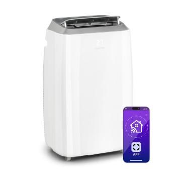 Klarstein Iceblok Prosmart 12, mobilní klimatizace, 3 v 1, 12 000 BTU, ovládání přes aplikaci, bílá