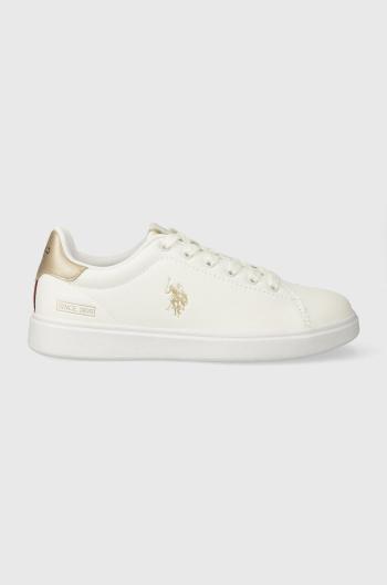 Sneakers boty U.S. Polo Assn. MARLYN bílá barva, MARLYN001W 4Y1