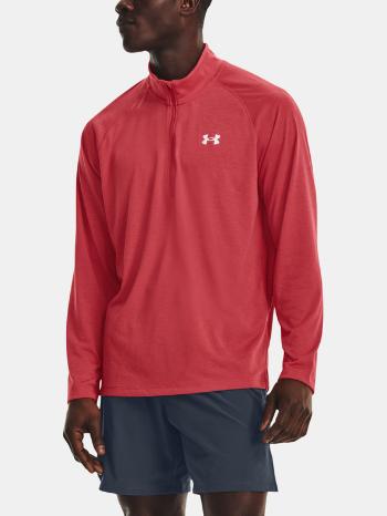 Under Armour UA Streaker Half Zip Triko Červená