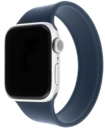 Szíj FIXED Elastic Silicone Strap Apple Watch 38 / 40 / 41mm méret S - kék