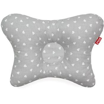 SCAMP Polštářek Little Heart White Gray (5999546242874)