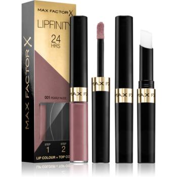 Max Factor Lipfinity Lip Colour dlouhotrvající rtěnka s balzámem odstín 001 Pearly Nude 4,2 g