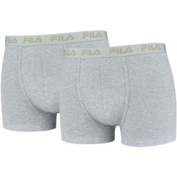 Fila MAN BOXERS 2 PACK Pánské boxerky, šedá, velikost