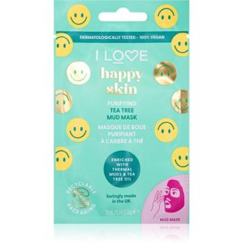 I Love Happy Skin jílová maska s Tea Tree oil 10 ml