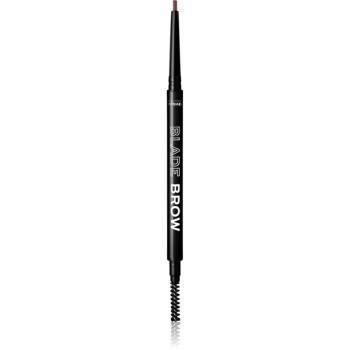 Revolution Relove Blade Brow tužka na obočí s kartáčkem odstín Dark Brown 0,1 g