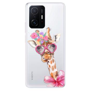 Odolné silikonové pouzdro iSaprio - Lady Giraffe - Xiaomi 11T / 11T Pro