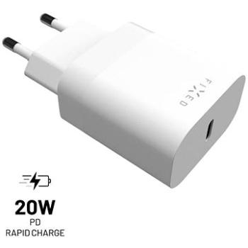 FIXED s USB-C výstupem a podporou PD 20W bílý (FIXC20N-C-WH)