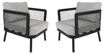 Hliníkové kreslá HERMES DUO (2 ks)