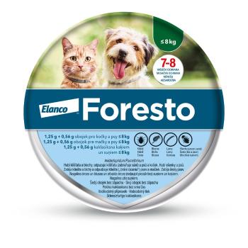 Foresto 1,25 g + 0,56 g obojek pro kočky a psy do 8 kg 38 cm 1 ks