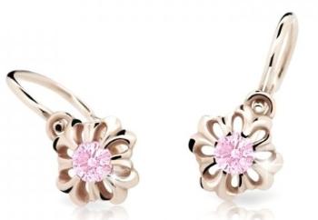 Cutie Jewellery Něžné dětské náušnice z růžového zlata C2208-10-X-4 růžová