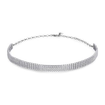 Brosway Třpytivý tenisový náhrdelník Choker Desideri BEIN021