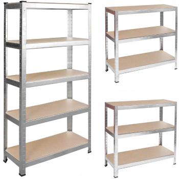 Polcos tároló állvány 180 x 90 x 40 cm Humberg HR-812