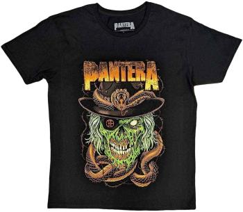Pantera Tričko Snake & Skull Unisex Black S