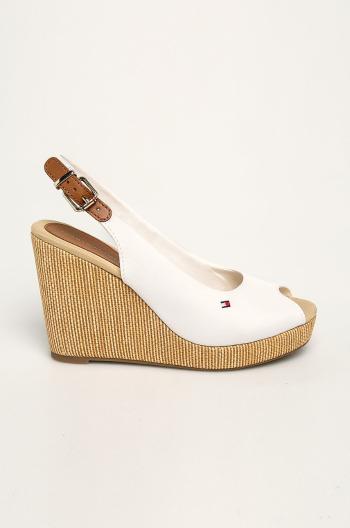 Sandály Tommy Hilfiger ICONIC ELENA SLING BACK WEDGE FW0FW04789