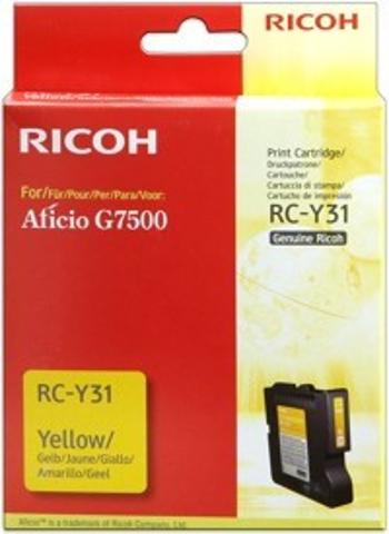 Ricoh 405503 žlutá (yellow) originální gelová náplň