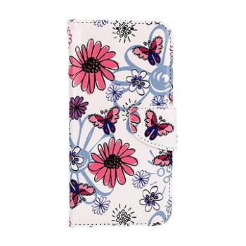 TopQ Pouzdro Samsung A54 5G knížkové Flowers 94286 (94286)