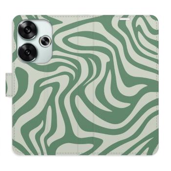 Flipové pouzdro iSaprio - Zebra Green 02 - Poco F6