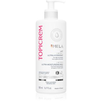 Topicrem MELA Unifying Ultra-Moisturizing Milk SPF15 hydratační mléko proti pigmentovým skvrnám SPF 15 500 ml