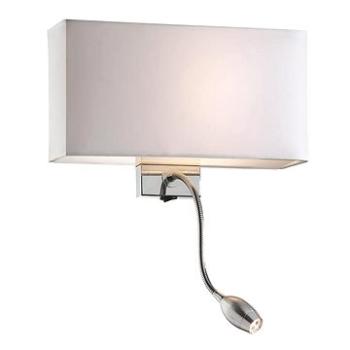 Ideal Lux - Nástěnné svítidlo 1xE27/60W/230V + 1x1W/LED (57623)