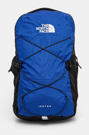 Batoh The North Face Jester 28L modrá barva, velký, vzorovaný, NF0A3VXF0IT1