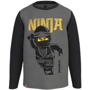 LEGO&reg; kidswear T-SHIRT L/S Chlapecké tričko s dlouhým rukávem, tmavě šedá, velikost