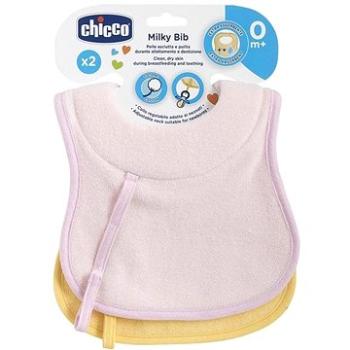 Chicco bryndák bavlněný kojenecký, 2 ks - dívka (8058664086733)