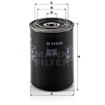 MANN-FILTER W816/80 pro vozy DAIHATSU, MITSUBISHI (W816/80)