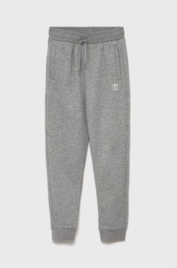 Dětské kalhoty adidas Originals H32407 šedá barva, hladké