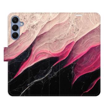 Flipové pouzdro iSaprio - BlackPink Marble - Samsung Galaxy A25 5G