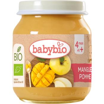 Babybio BIO mango a jablko ovocný příkrm 130 g