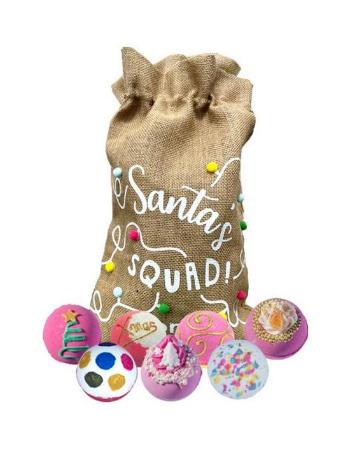 Bomb Cosmetics Dárková sada Santa`s Squad Bath Bomb Sack Set