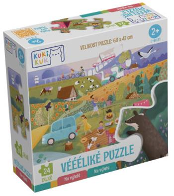 BETEXA KukiKuk - Véééliké puzzle Na výletě