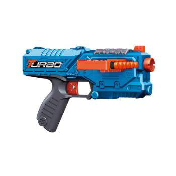 Blaster Turbo mini s vysouvacím zásobníkem + 10 ks nábojů